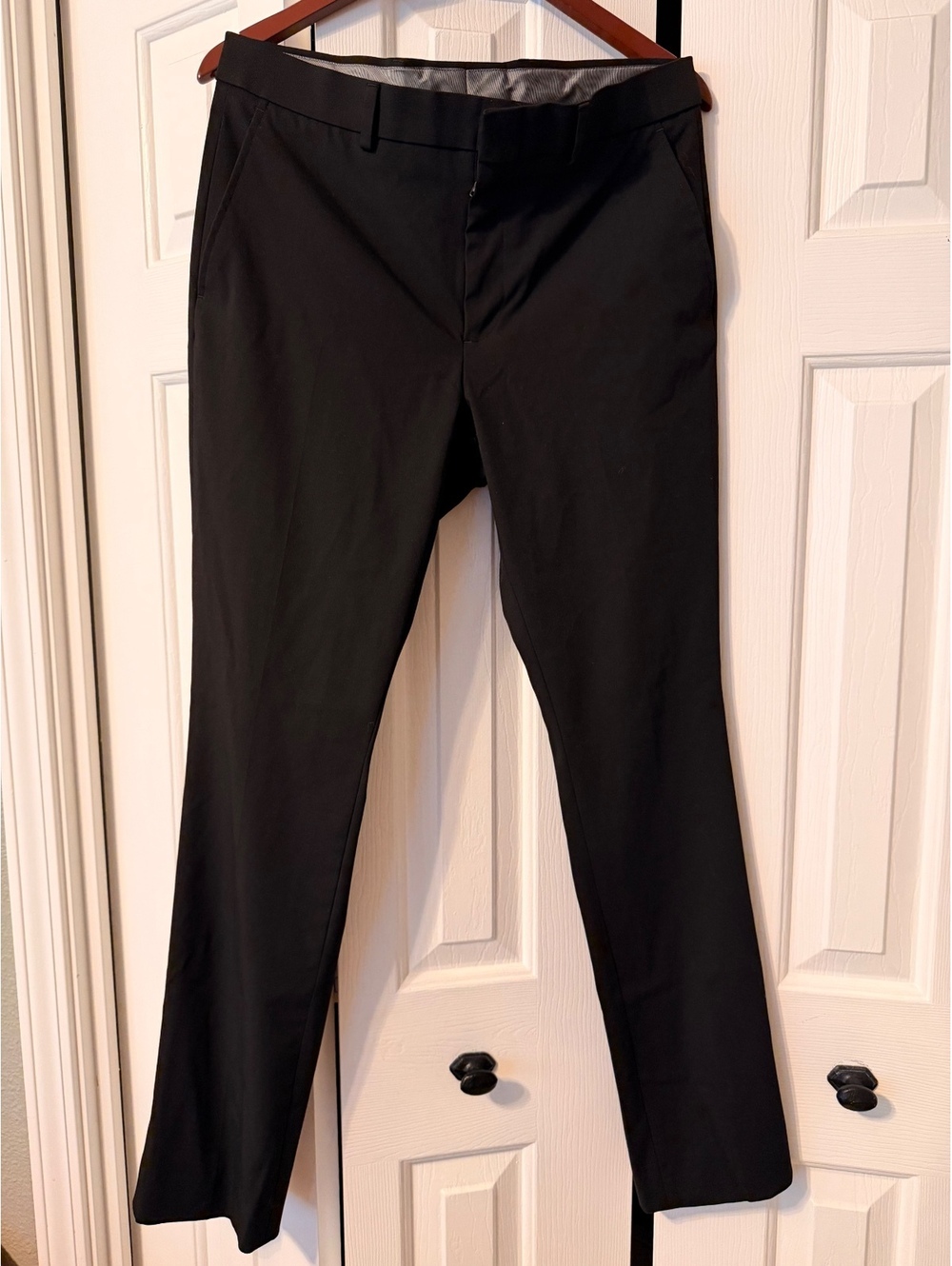 Egara men's black dress pants 34x32